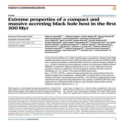 Extreme properties of a compact and massive accreting black hole host in the ...