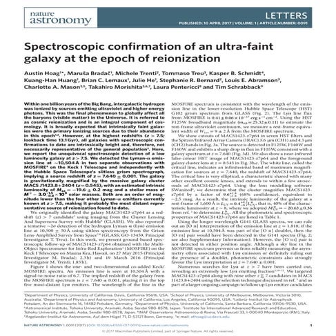 Spectroscopic confirmation of an ultra-faint galaxy at the epoch of reionization