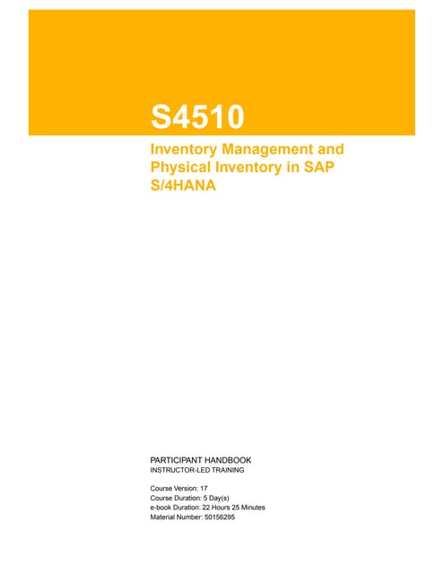 S4510_EN_Col17 Inventory Management and Physical Inventory in SAP S4HANA.pdf