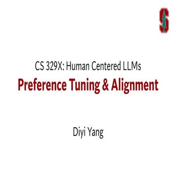 Alignment and preference tuning for llms | PDF