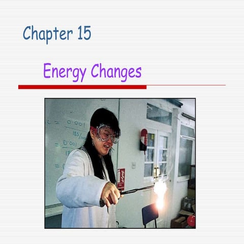 Energy changes