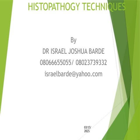 histopathologic_Techniques for veterinary technicians.pptx