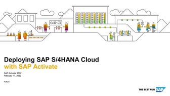 S4 h 188 sap s4hana cloud implementation with sap activate