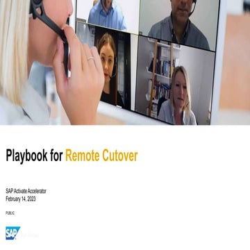 Playbook for Remote Cutover S4H_747 How to Approach Remote Cutover.pptx