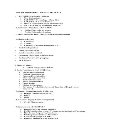 S4 HANA SD Content.pdf