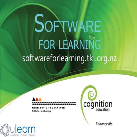 Software for Learning - ULearn09