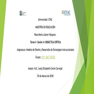 SESIÓN 4 DIDÁCTICA CRÍTICA