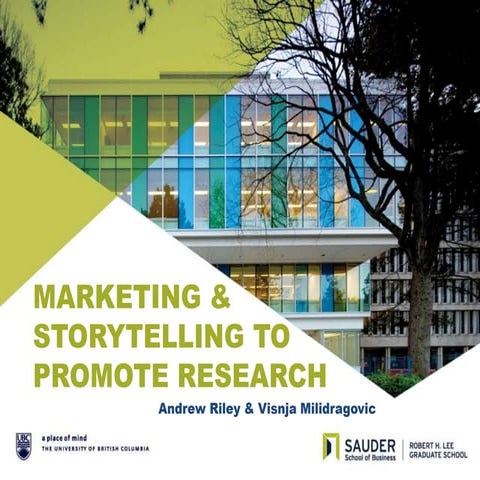 CAURA 2014 Workshop: Marketing & Storytelling to Promote Research
