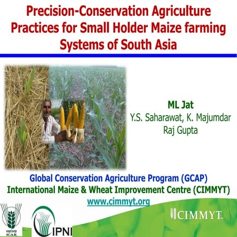 S6.2. Precision-Conservation Agriculture Practices for Small Holder Maize far...