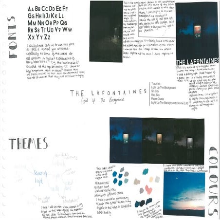 Digipak & Magazine Ads - Colours, Themes and Fonts