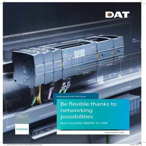 Brochure bộ lập trình PLC Siemens S7-1200 