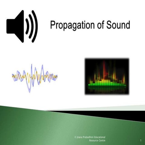 Propagation of Sound