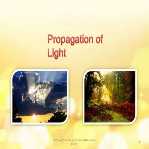 Propagation of Light 