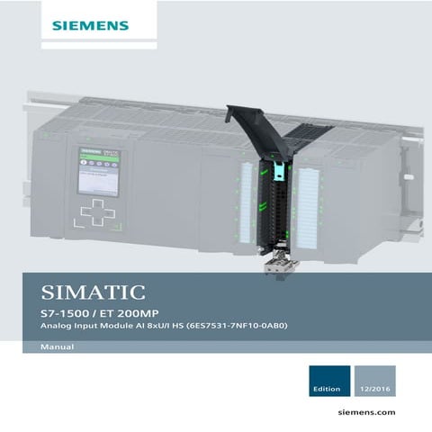 Siemens S7-1500/S7-1500T Motion Control Overview V8.0 | PDF