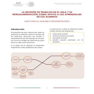 Guia  del video "retroalimentación ...