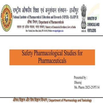 S7A safety pharmacological studies for pharamaceuticals.pptx