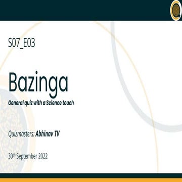 S7_E03: BAZINGA | Abhinav TV