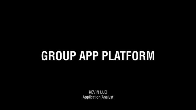 S7 group app platform