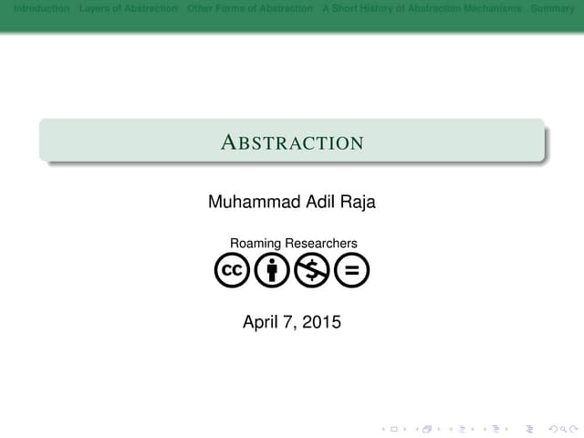 Abstraction