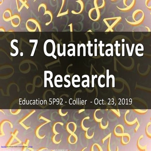 S7 quantitative #2 2019
