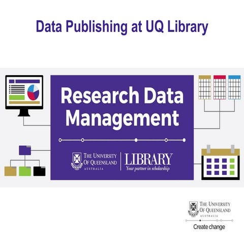 Data publishing at the UQ Library