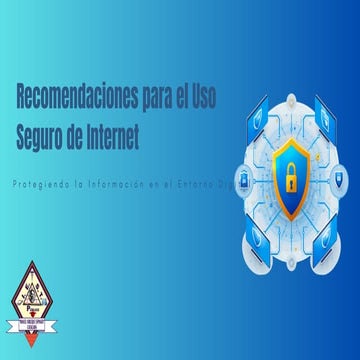 Recomendaciones para el uso seguro del Internet | PDF