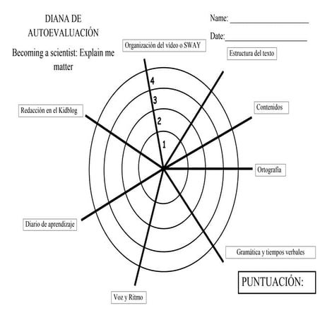Diana de evaluación becoming a scientist y6