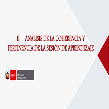 ANÁLISIS DE LA SESIÓN DE APRENDIZAJE.