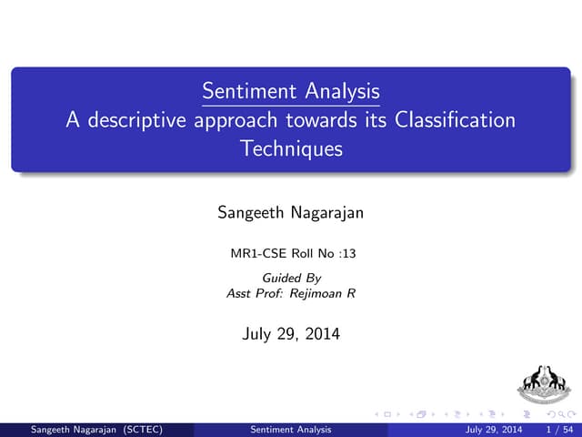 Sentiment Analysis Using Hybrid Structure of Machine Learning Algorithms