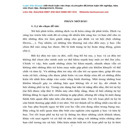 Đặc điểm giao tiếp trong môi trường giáo dục hoà nhập của trẻ rối loạn phổ tự...