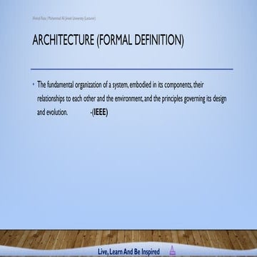 Software Architecture 2