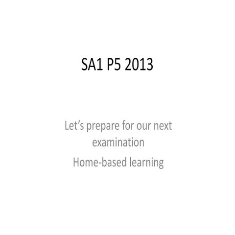 Sa1 p5 selected questions