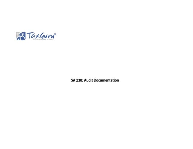SA 230- Audit Documentation.pdf