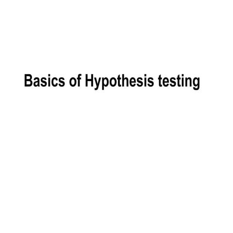 Confidence intervals, hypothesis testing and statistical tests of ...