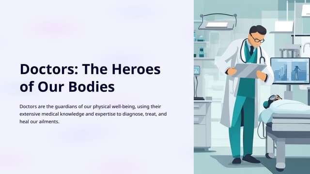 Role of doctor in society | PPTX