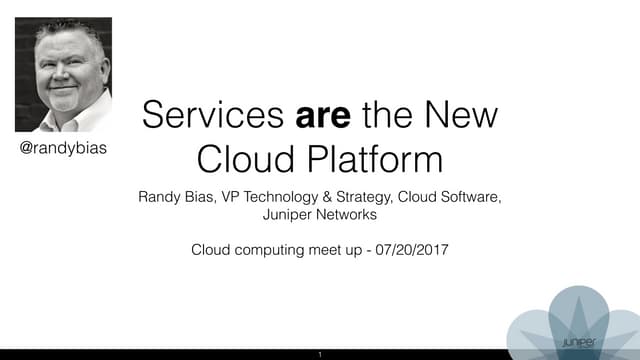 Services are the New Cloud Platform (Services-as-a-Platform)