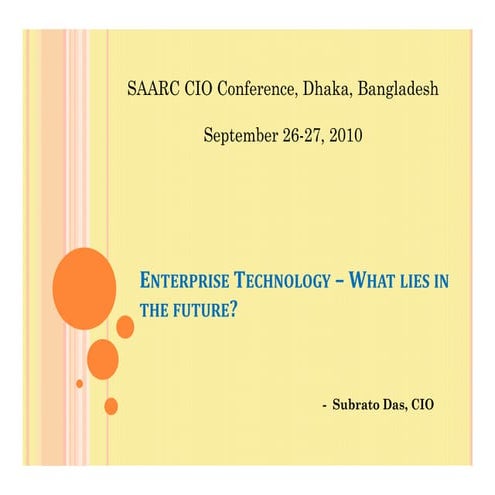 SAARC CIO Conference