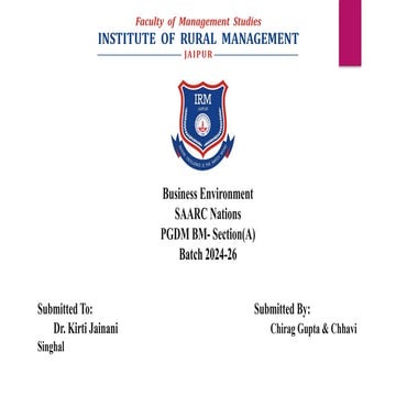 SAARC Nation PPT PRESENTATION BY DAVENDRA RAJPUROHIT