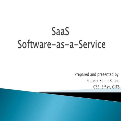 Software as a Service