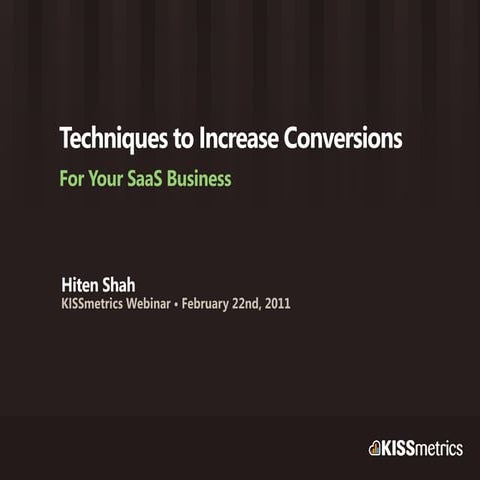 3 Techniques to Increase Conversions for Your SaaS Business