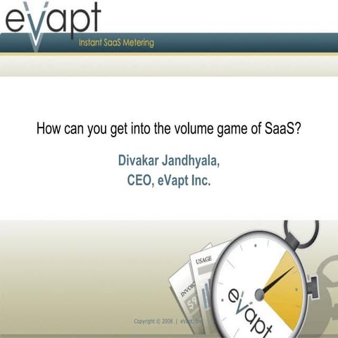 How to get into the SaaS volume game?