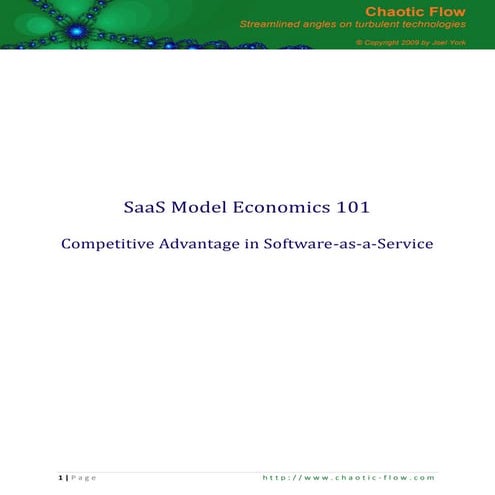 Saas Model Competitive Advantage