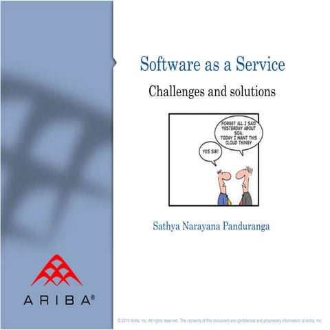 Software as a Service
