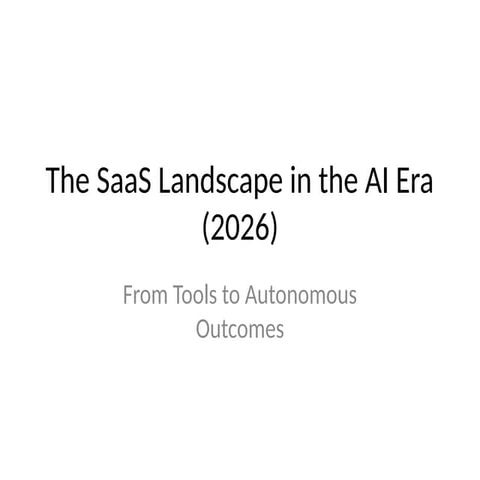 The Future of SaaS in the AI Era: From Per-Seat Pricing to Autonomous ...