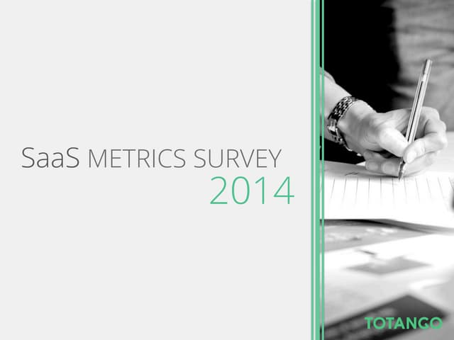 2014 SaaS Metrics Report