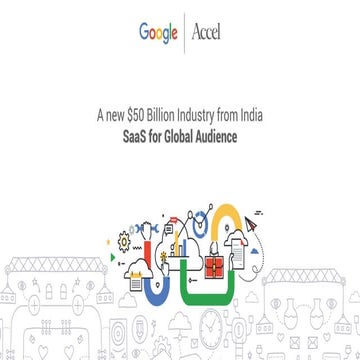 A new $50 Billion industry from India : SaaS for Global Markets