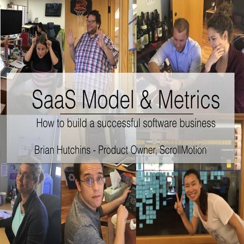 SaaS Model & Metrics - How to build a successful software business