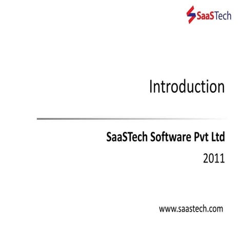 Saa S Tech Introduction