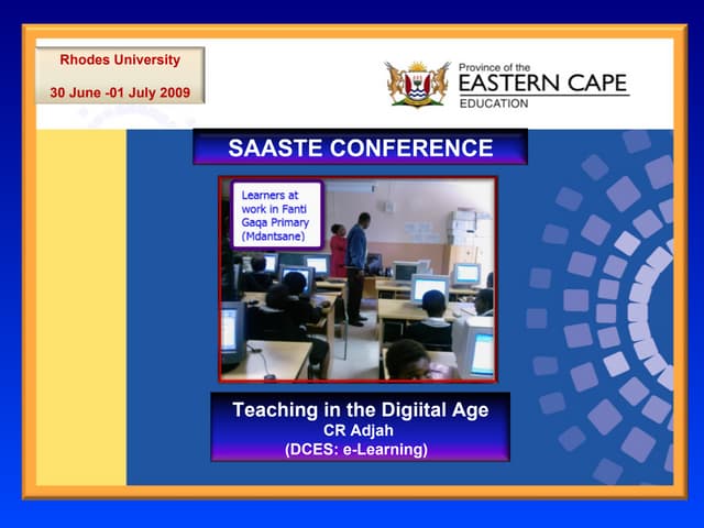 Saaste Presentation 01july2009