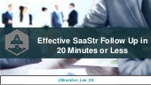 How to Follow Up with All Your SaaS...